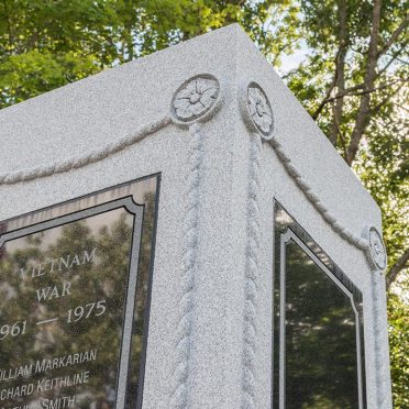 Simsbury Civic War Memorial | Simsbury, CT | Blue Gray & Starlight Black