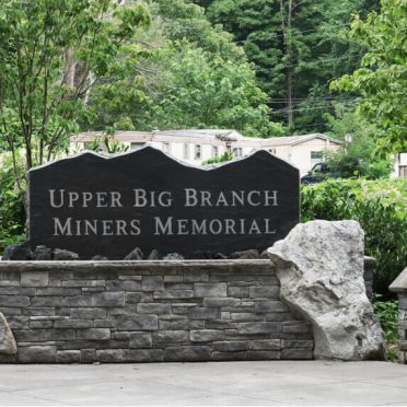 Upper Big Branch Miners Memorial close-up