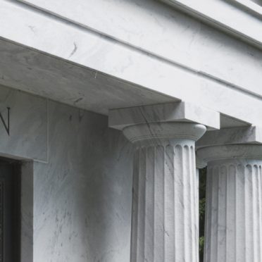 Marble Mausoleum close-up